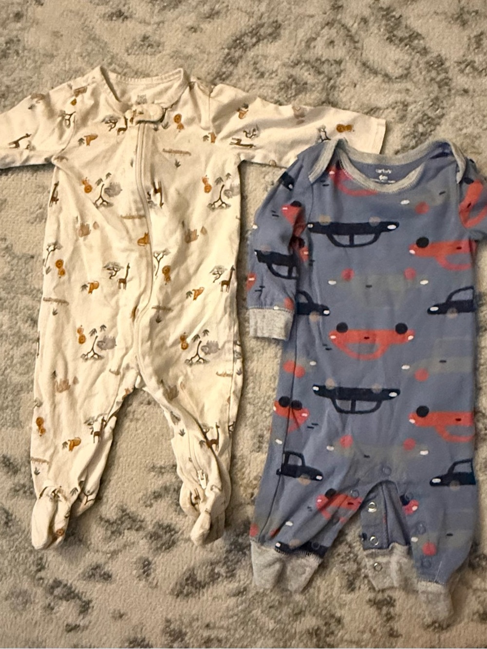 Two Baby Sleepers 3-6 Months